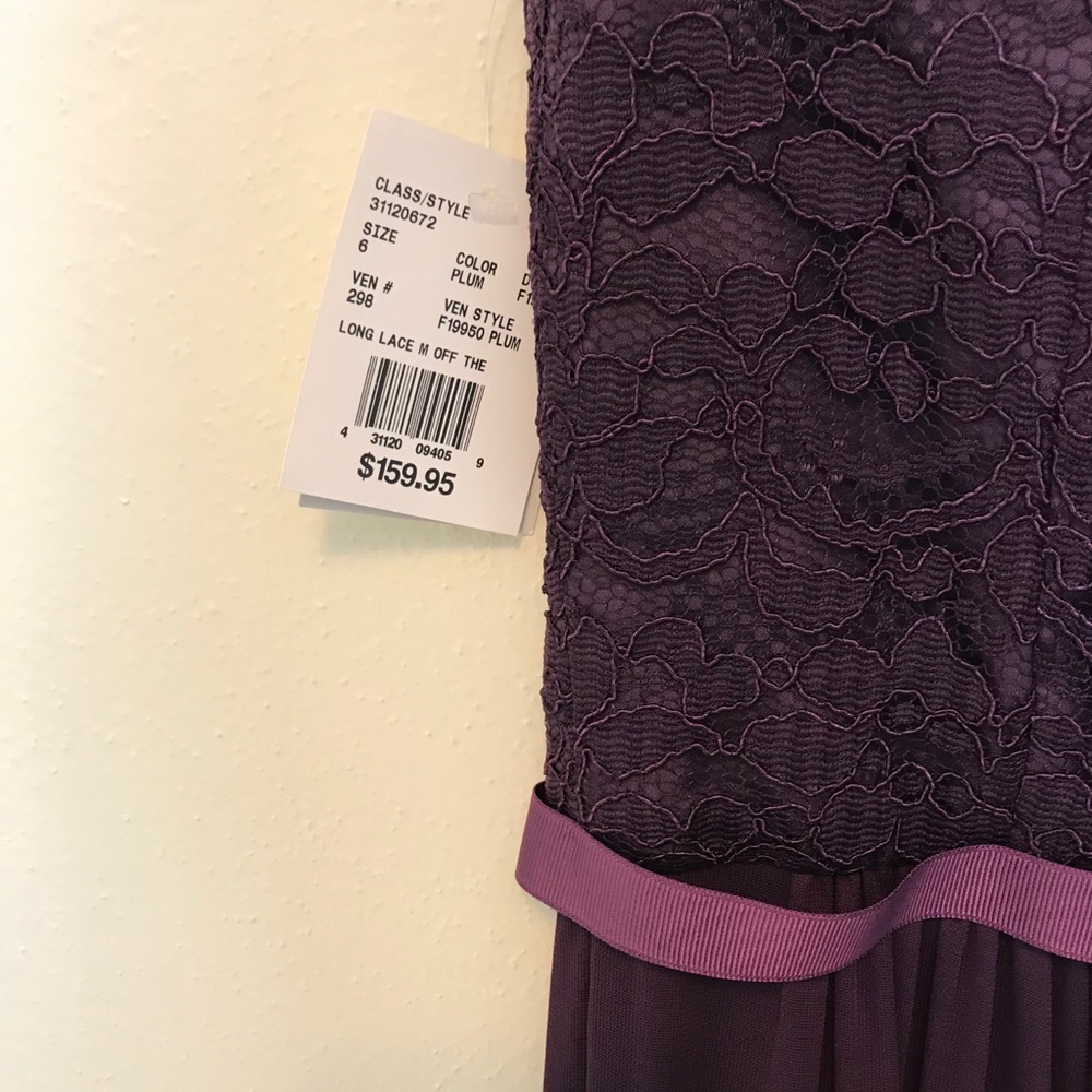 NWT David’s Bridal Lace Bridesmaid Dress Size 6 - Picture 13 of 16